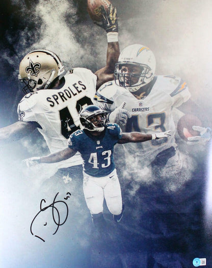 Darren Sproles Signed 16x20 Collage Photo