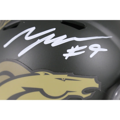 Talanoa Hufanga Signed Denver Broncos 2025 Salute to Service Mini Helmet