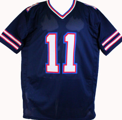 Cole Beasley Signed Buffalo Bills Dark Blue Custom Jersey Bills Mafia