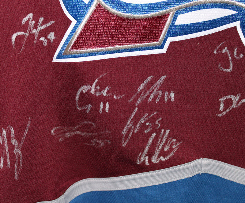 Colorado Avalanche Team Signed Fanatics Jersey (20 Autographs)