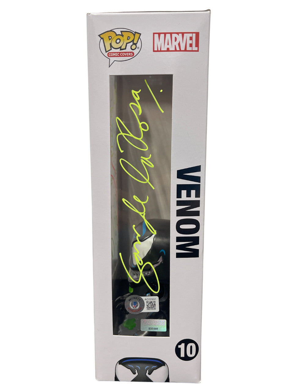 Tom Hardy Signed Venom Funko Pop with Sam De La Rosa Sketch