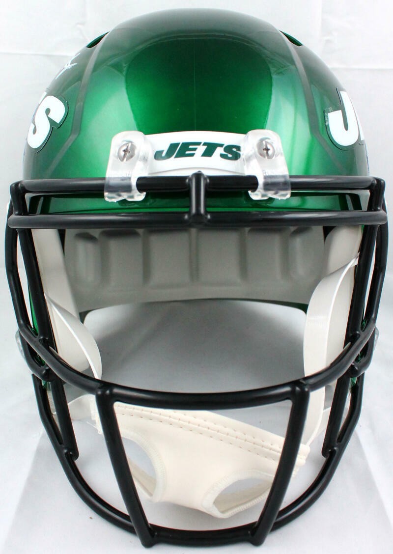 Elijah Moore Signed New York Jets Full Size Speed Replica Helmet