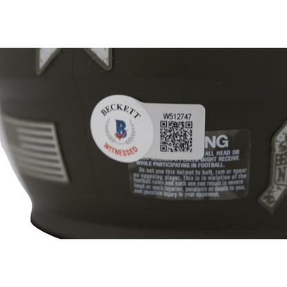 Adrian Peterson Signed Minnesota Vikings 2022 Salute to Service Mini Helmet