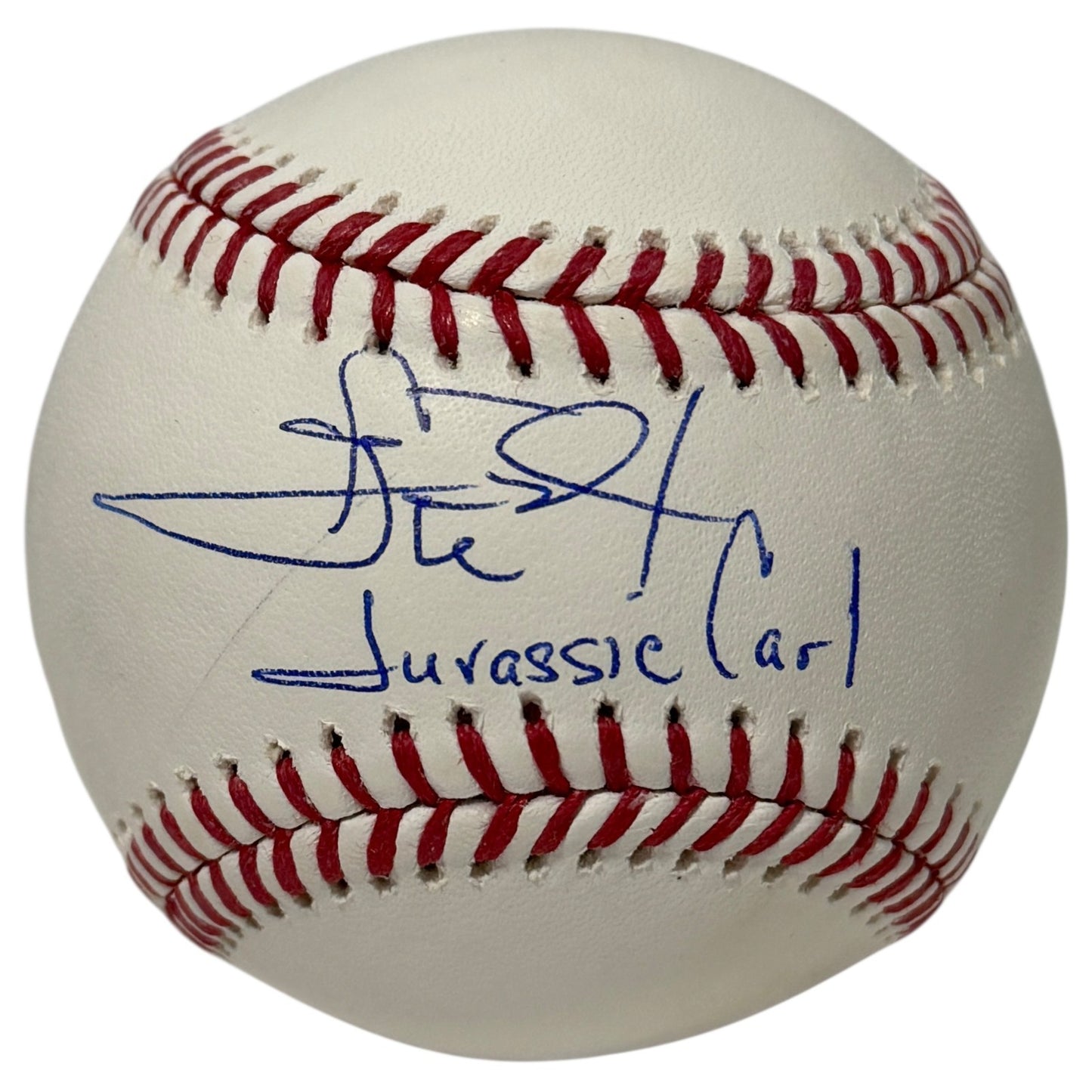 Carl Everett Signed ROMLB Baseball "Jurassic Carl" JSA Witness COA