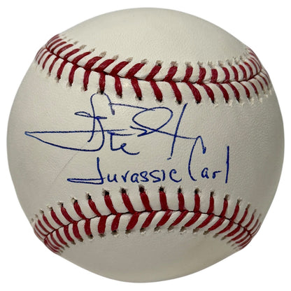 Carl Everett Signed ROMLB Baseball "Jurassic Carl" JSA Witness COA