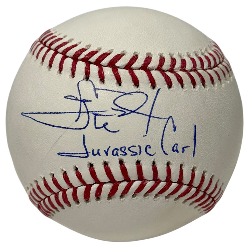 Carl Everett Signed ROMLB Baseball "Jurassic Carl" JSA Witness COA