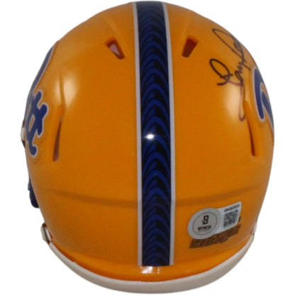 Tony Dorsett Autographed Pittsburgh Panthers Gold Mini Helmet