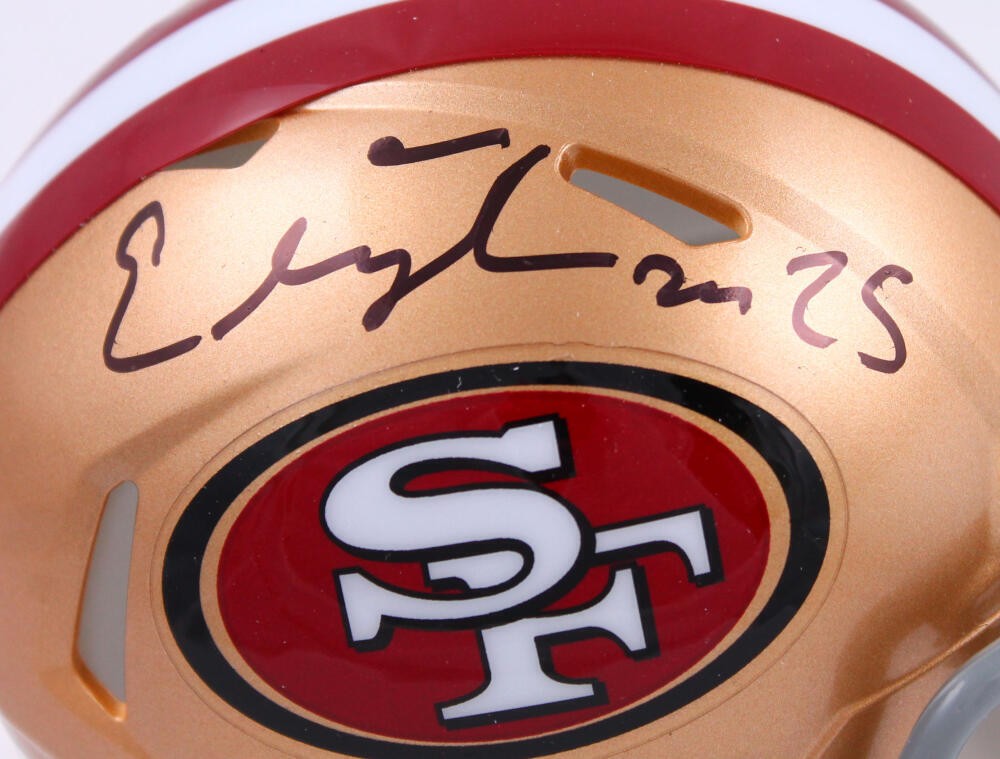 Elijah Mitchell Signed San Francisco 49ers Speed Mini Helmet