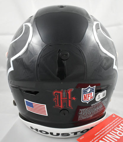 David Montgomery Autographed Houston Texans Full Size Speedflex Helmet