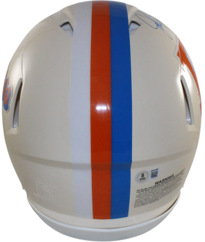 John Elway Signed Denver Broncos Full Size Authentic Retro Helmet