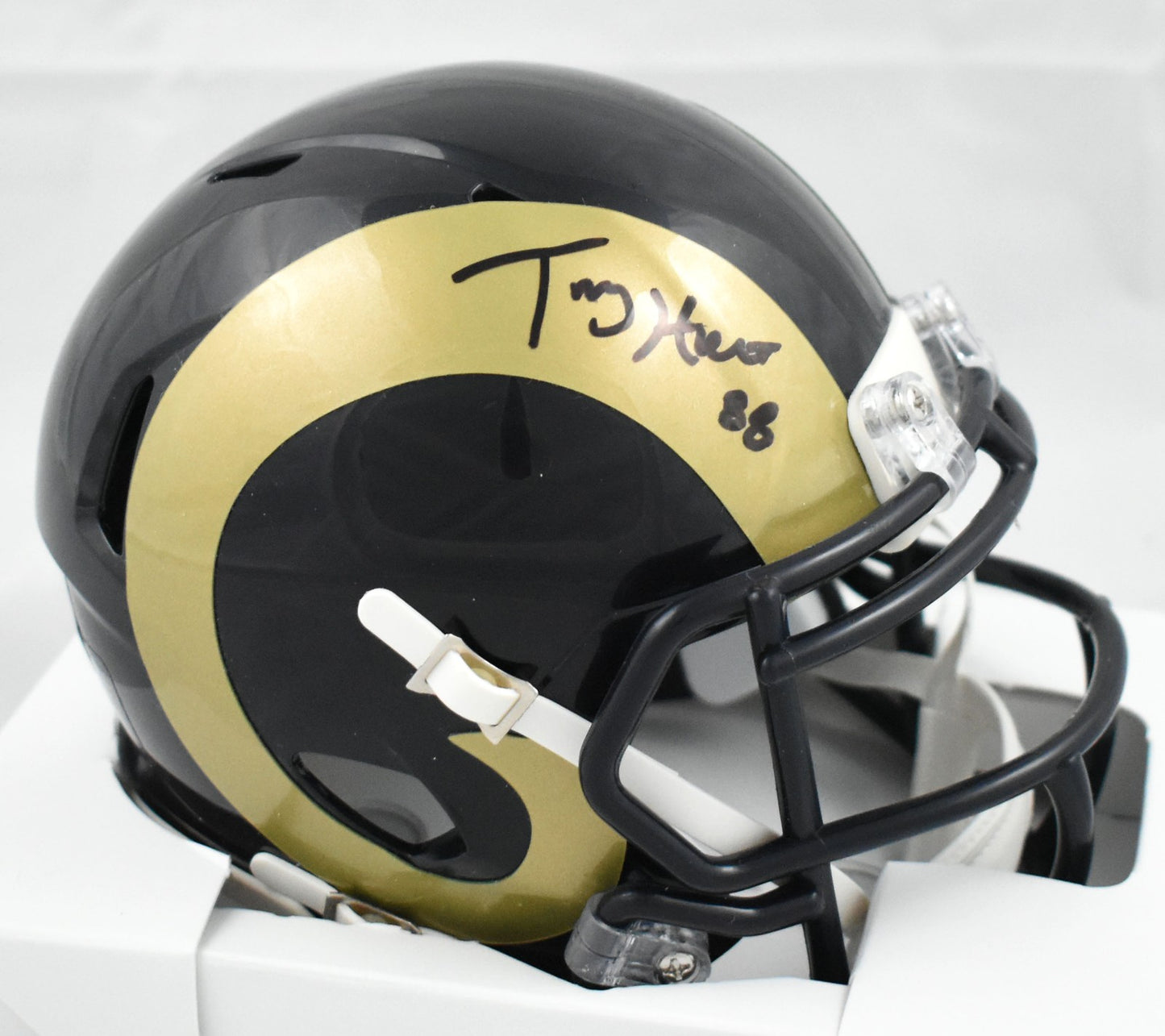 Torry Holt Signed St. Louis Rams Speed Mini Helmet