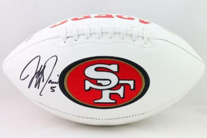 Jeff Garcia Signed San Francisco 49ers Logo Football