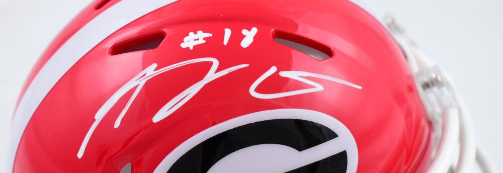 AJ Green Signed Georgia Bulldogs Speed Mini Helmet