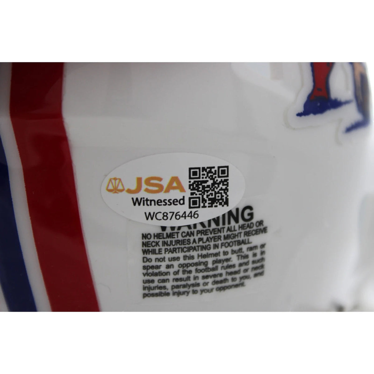 Mike Vrabel Signed New England Patriots Throwback Mini Helmet