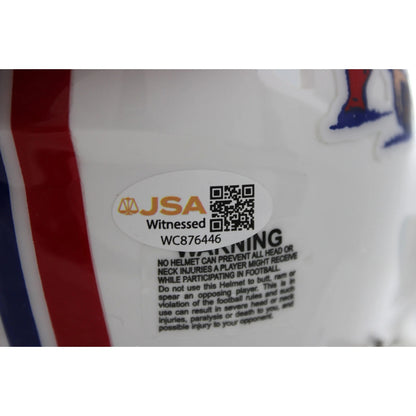Mike Vrabel Signed New England Patriots Throwback Mini Helmet