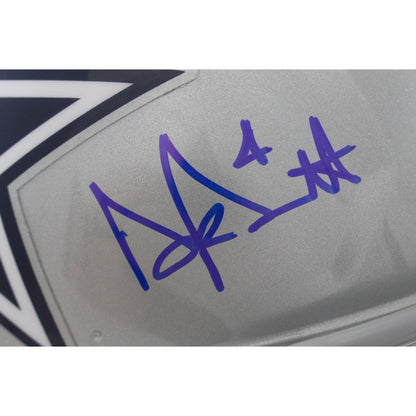 Dak Prescott Signed Dallas Cowboys Full Size Authentic Helmet