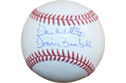 Don Mattingly Signed New York Yankees Baseball "Donnie Baseball" Inscription