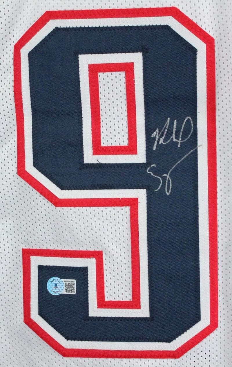 Richard Seymour Autographed White Custom Football Jersey