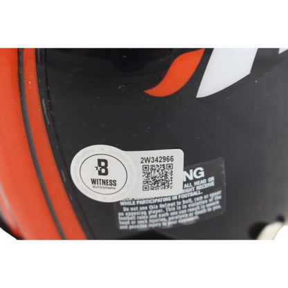 John Elway Denver Broncos Signed VSR4 Throwback 1997-2023 Mini Helmet