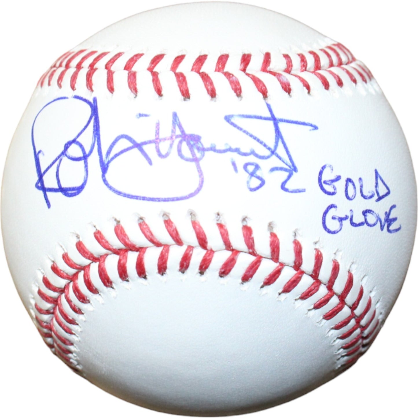 Robin Yount Signed Milwaukee Brewers Baseball '82 Gold Glove Inscribed