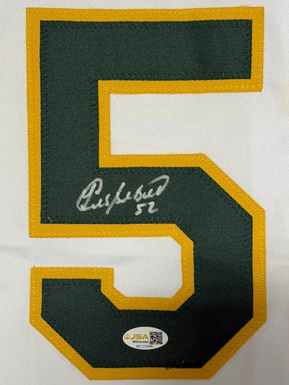 Yoenis Cespedes Signed Oakland Athletics Custom White Jersey (JSA COA)
