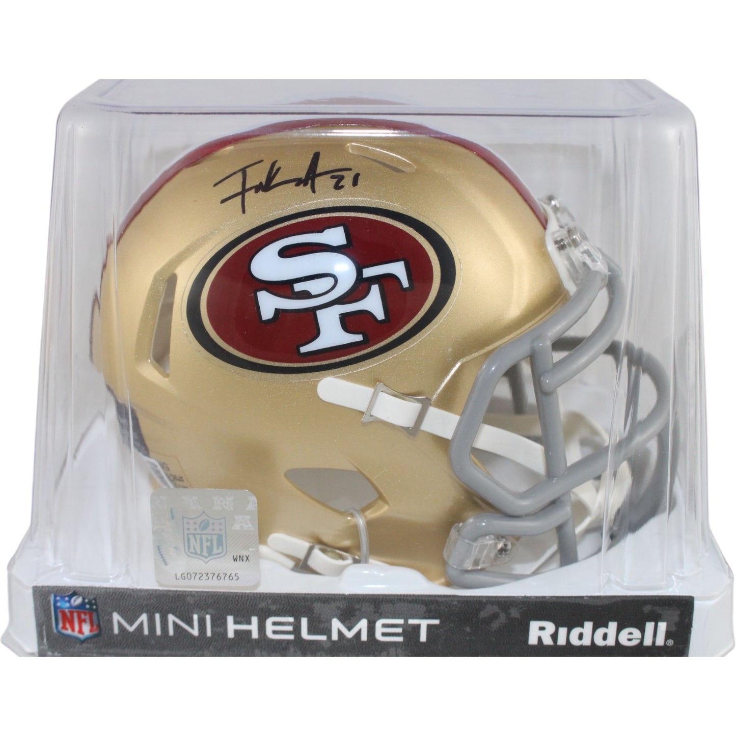 Frank Gore San Francisco 49ers Autographed Mini Helmet