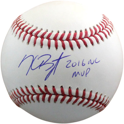 Kris Bryant Autographed Chicago Cubs Baseball "2016 NL MVP" Fanatics COA