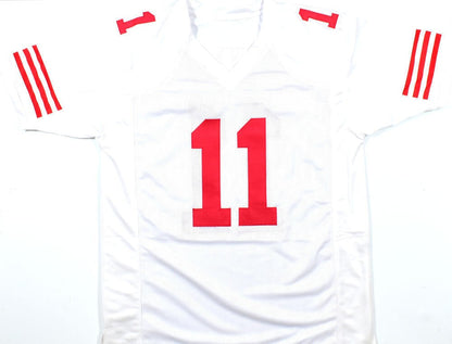 Brandon Aiyuk Autographed San Francisco 49ers White Custom Jersey