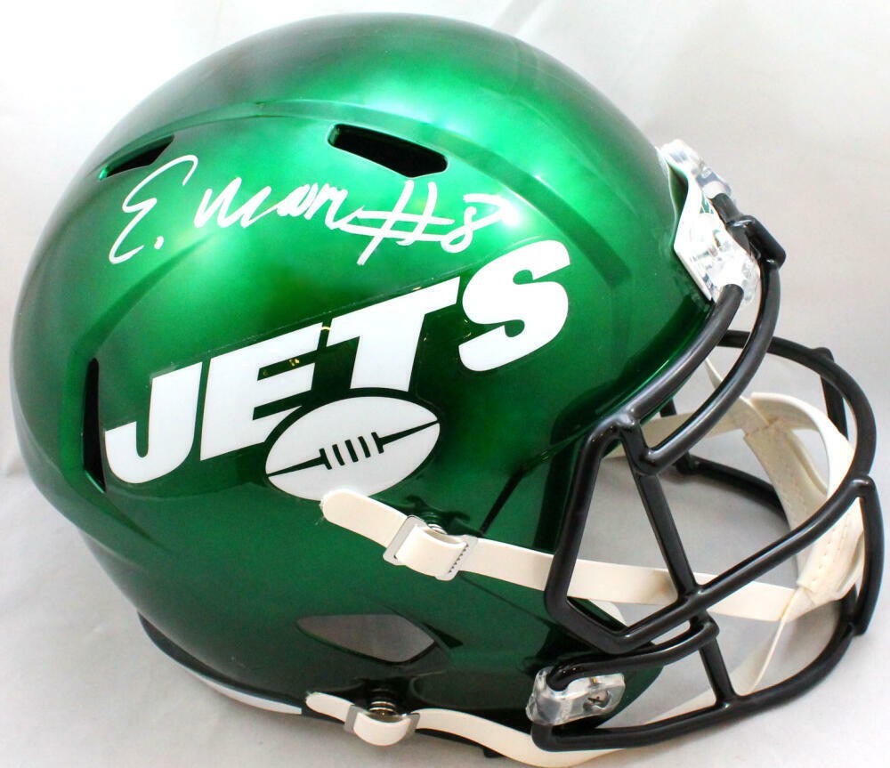 Elijah Moore Signed New York Jets Full Size Speed Helmet