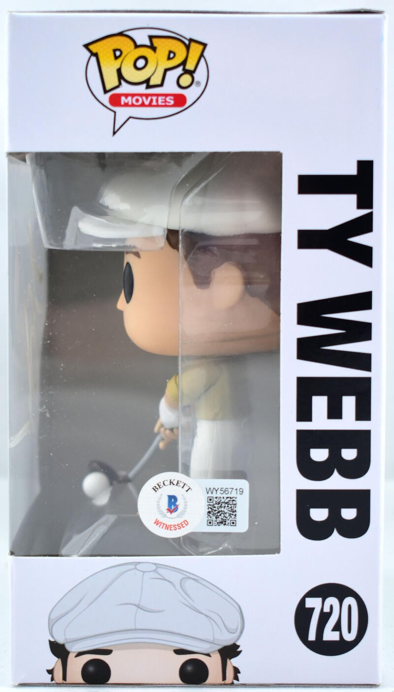 Chevy Chase Signed Ty Webb Caddyshack Funko Pop Figurine #720