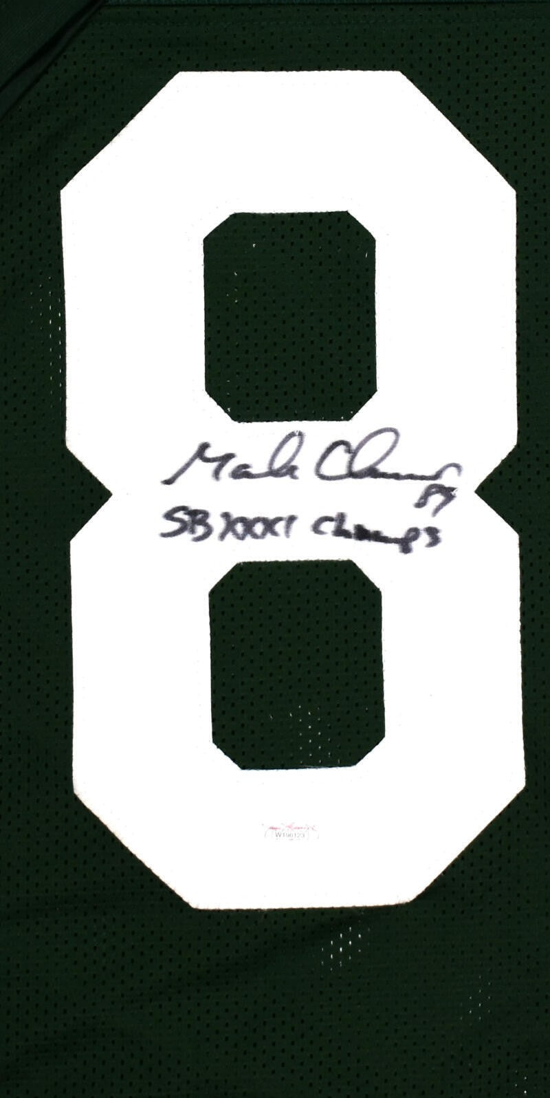 Mark Chmura Signed Green Bay Packers Custom Jersey - SB Champs Inscribed