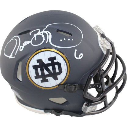 Jerome Bettis Autographed Notre Dame Fighting Irish Yankees Mini Helmet