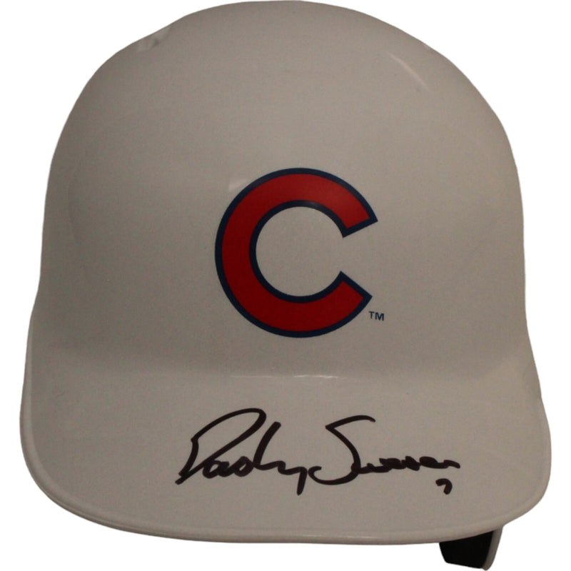 Dansby Swanson Autographed Chicago Cubs Mini Batting Helmet