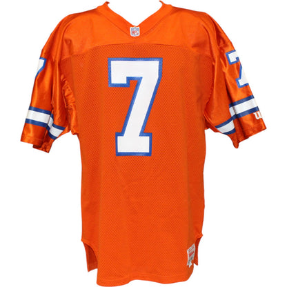 John Elway Autographed Denver Broncos Wilson Orange Jersey