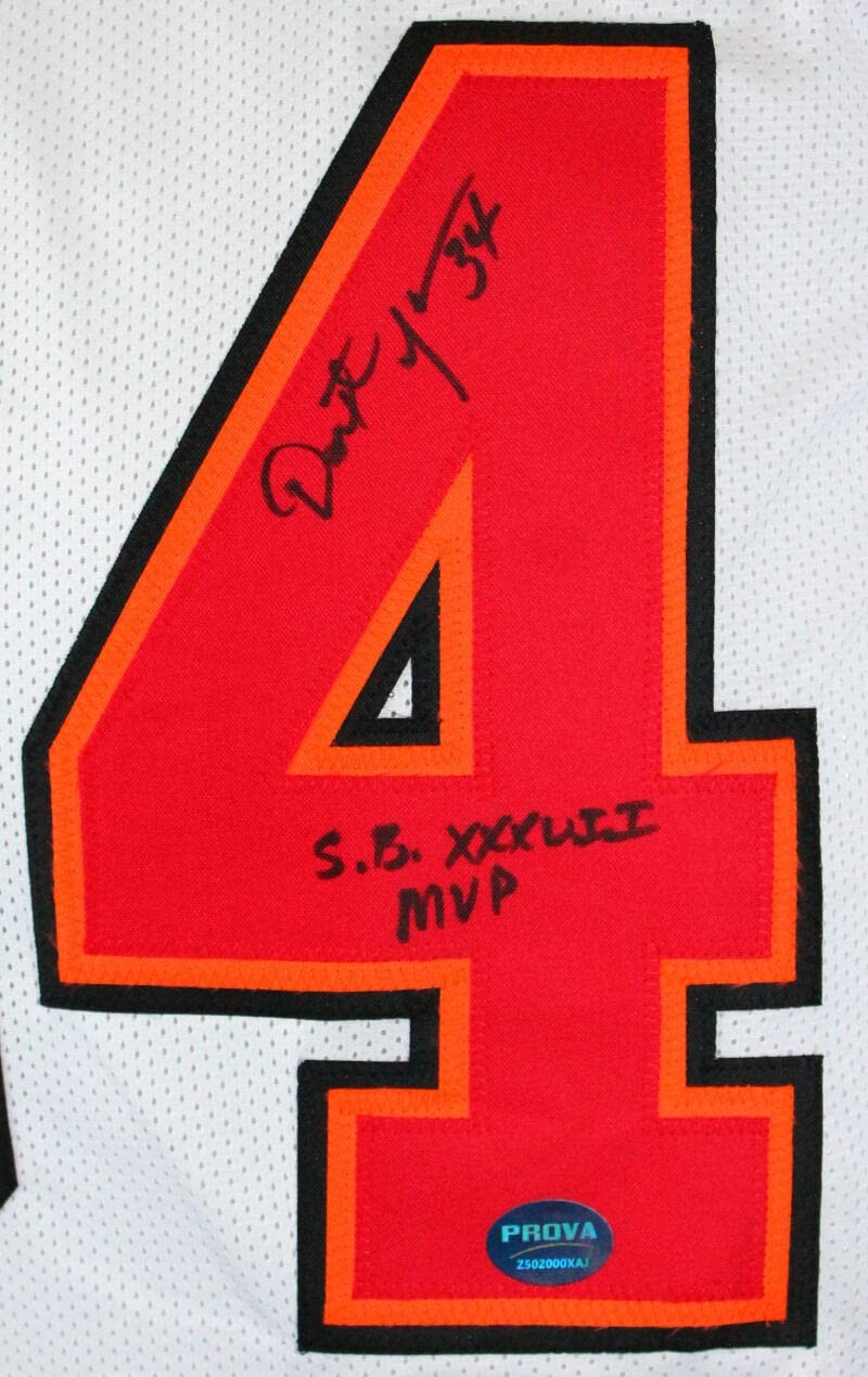 Dexter Jackson Signed Tampa Bay Buccaneers Custom Jersey - SB MVP