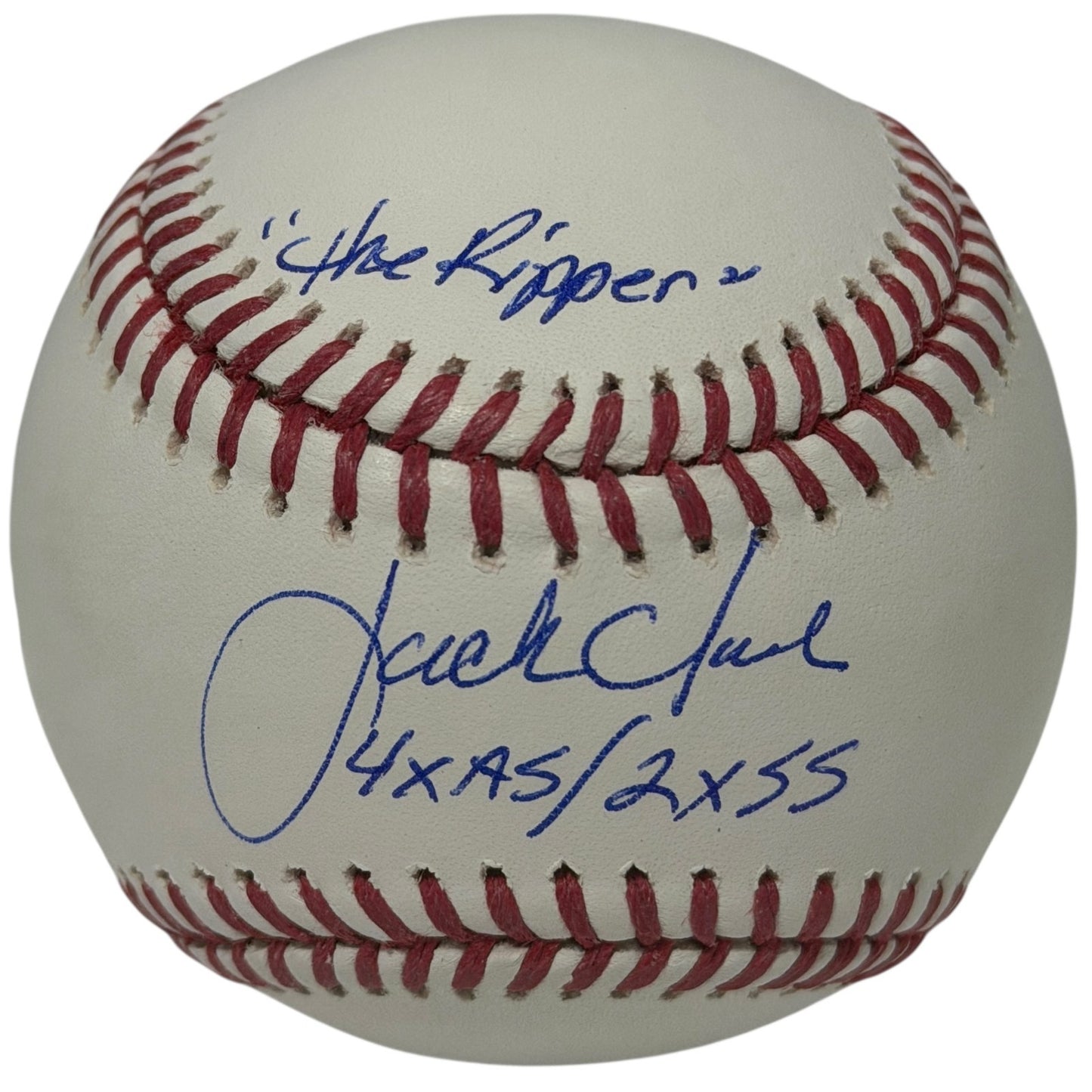 Jack Clark Signed Rawlings Official Major League Baseball - 3 Inscriptions