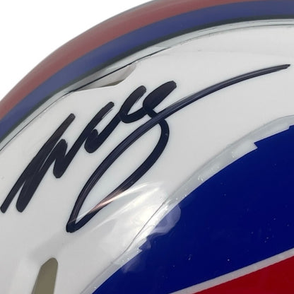 Willis McGahee Buffalo Bills Signed Speed Mini Helmet (Beckett COA)