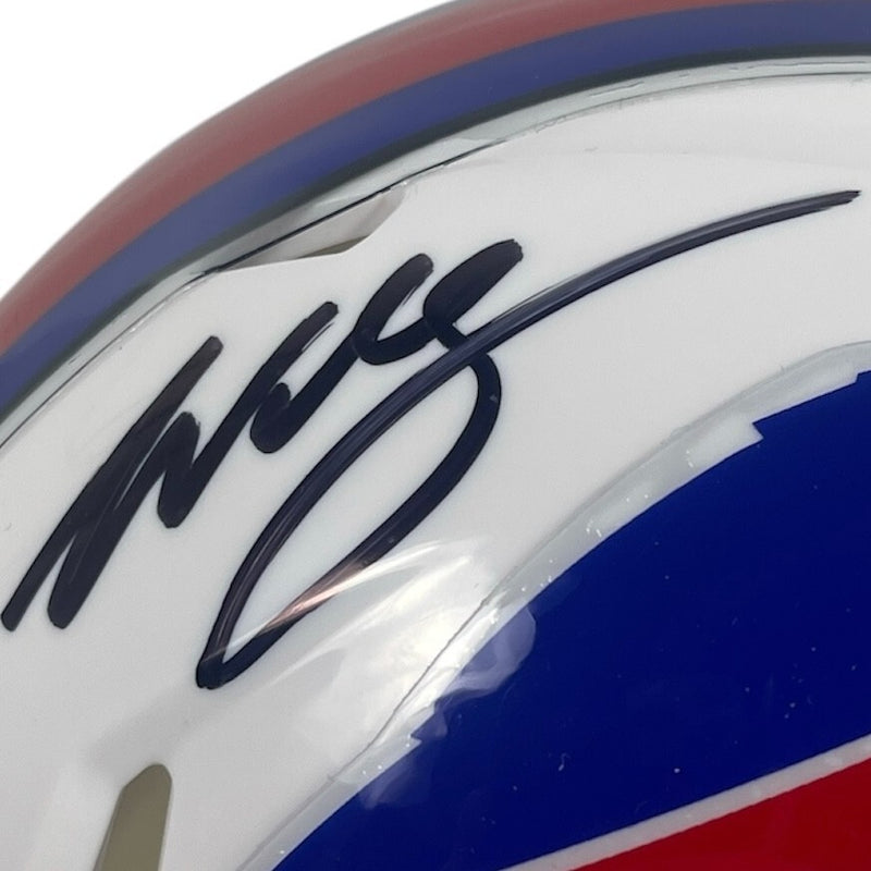 Willis McGahee Buffalo Bills Signed Speed Mini Helmet (Beckett COA)