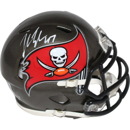 John Lynch Signed Tampa Bay Buccaneers Mini Helmet Beckett BAS