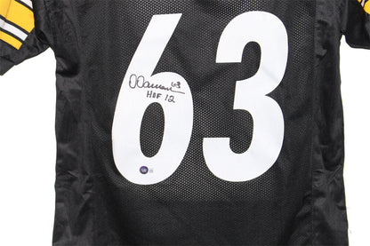Dermontti Dawson Signed Pittsburgh Steelers Custom Jersey HOF BAS