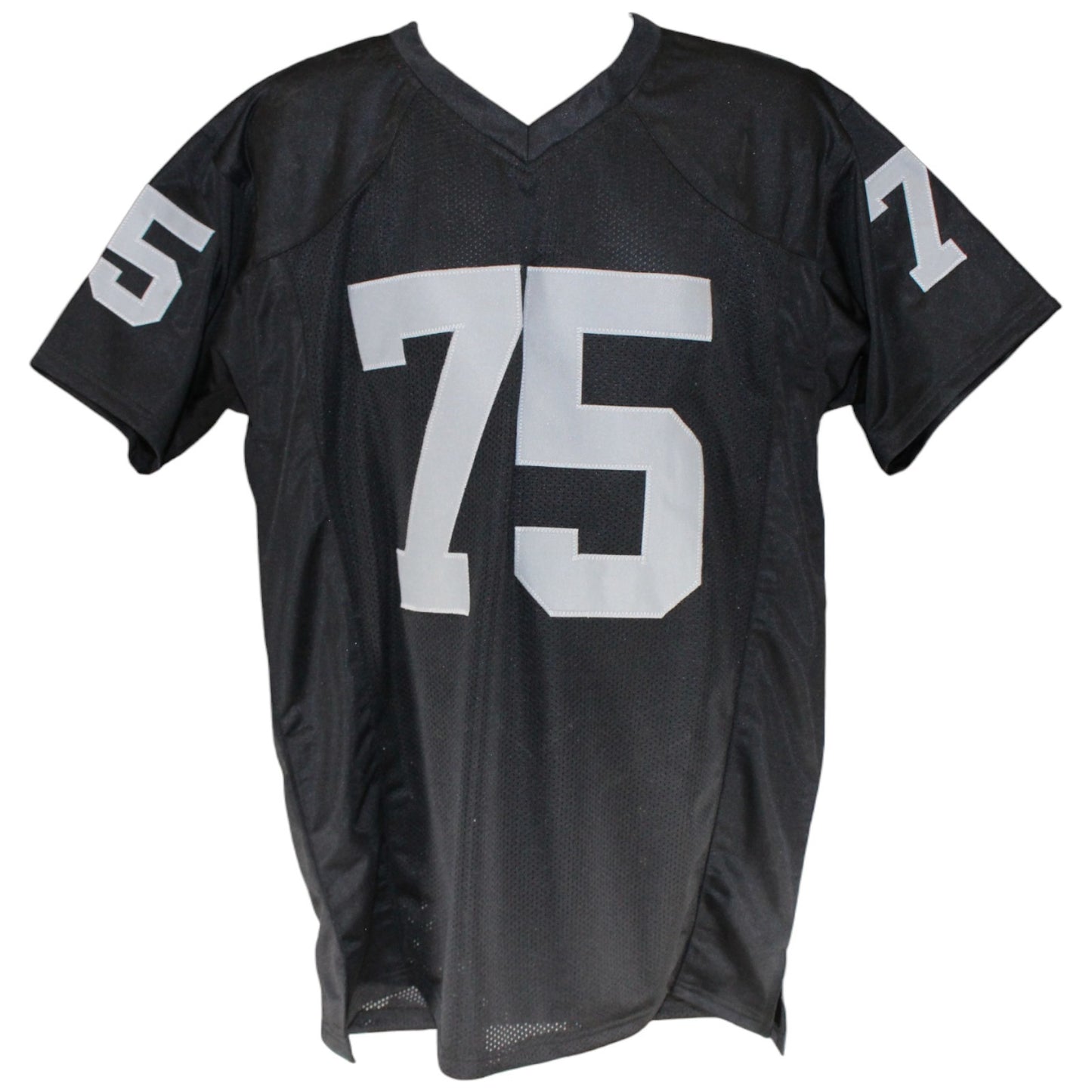 Howie Long Signed Pro Style Black Jersey (Beckett Witnessed)