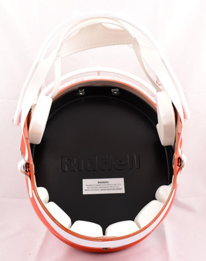 Ed Reed Signed Miami Hurricanes Full Size Amp Speed Helmet