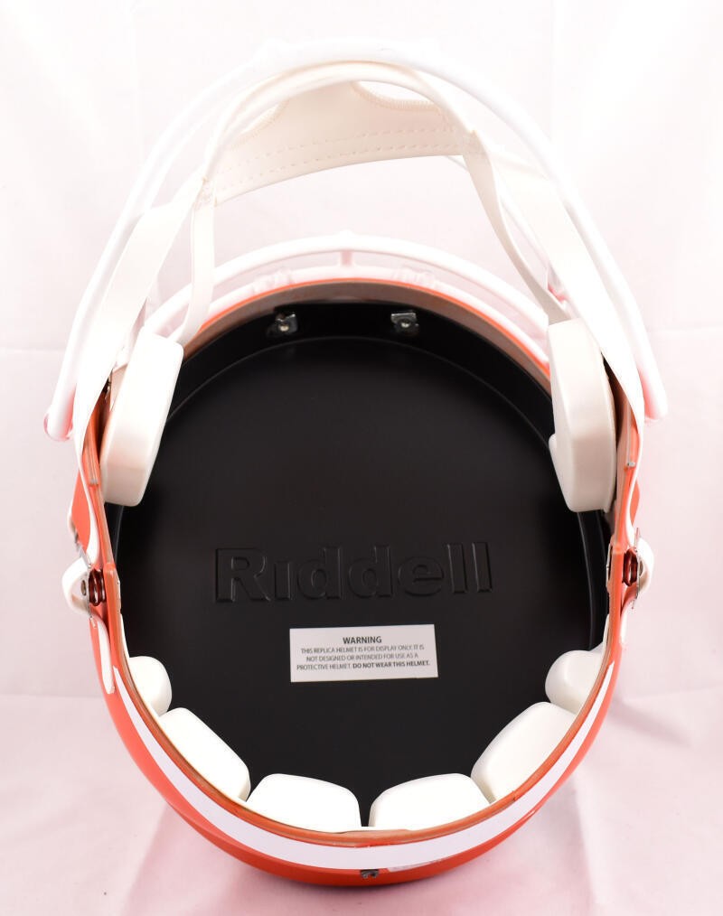 Ed Reed Signed Miami Hurricanes Full Size Amp Speed Helmet