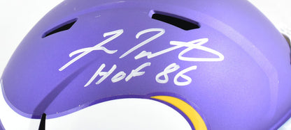 Fran Tarkenton Autographed Minnesota Vikings Full Size Helmet