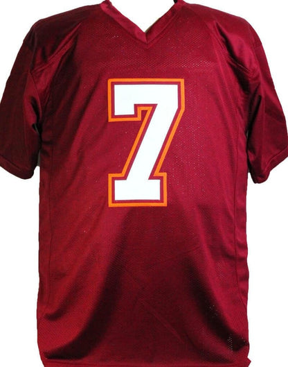 Michael Vick Autographed College Style Custom Jersey