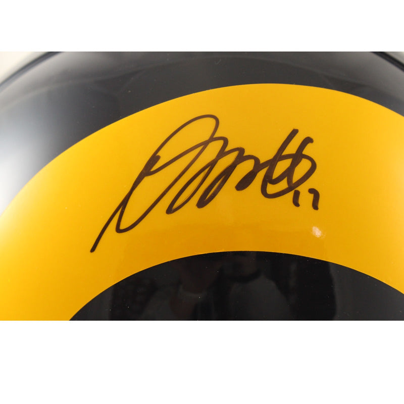 Davante Adams St. Louis Rams Autographed Authentic VSR4 Throwback Helmet