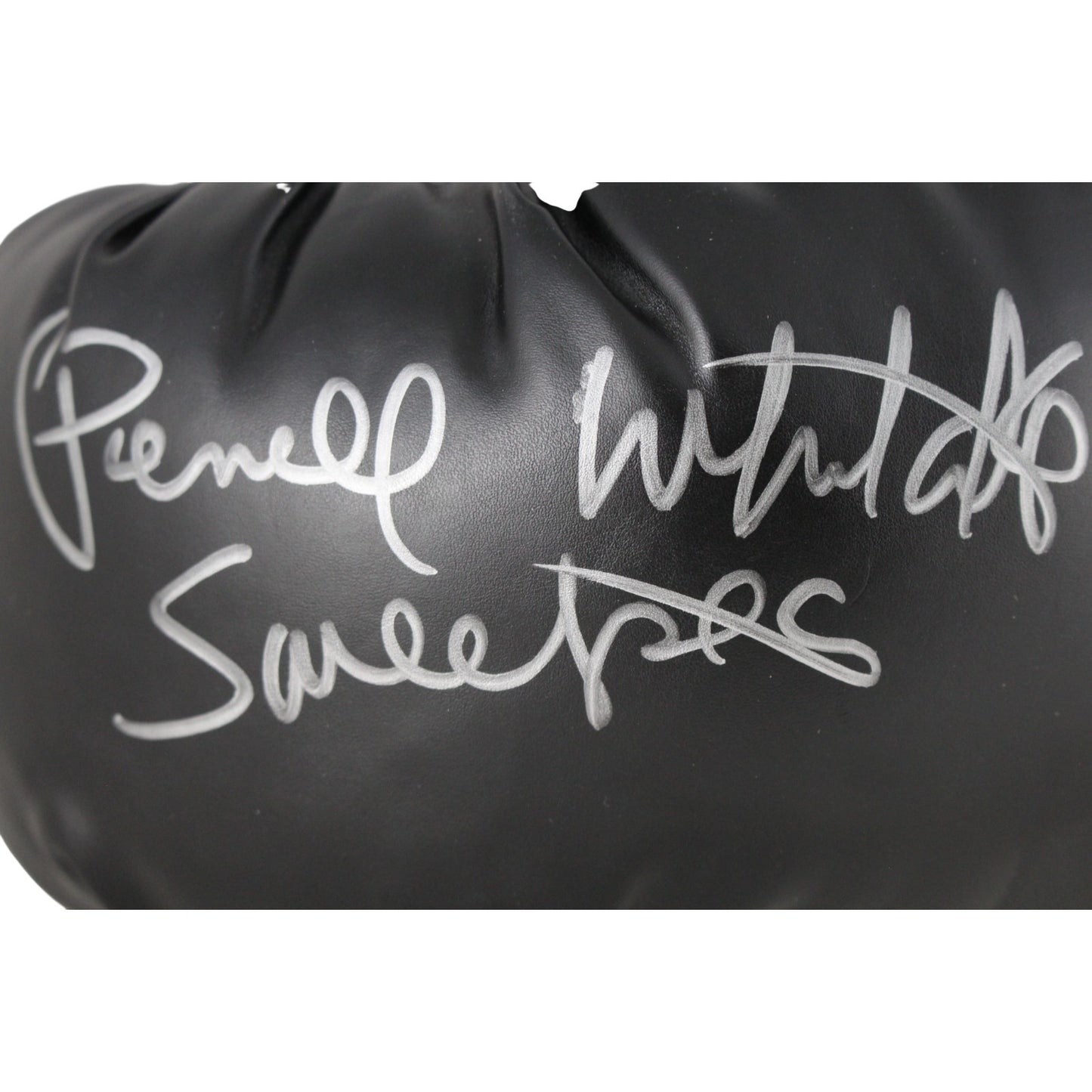Pernell "Sweet Pea" Whitaker Signed Black Everlast Boxing Glove (JSA)