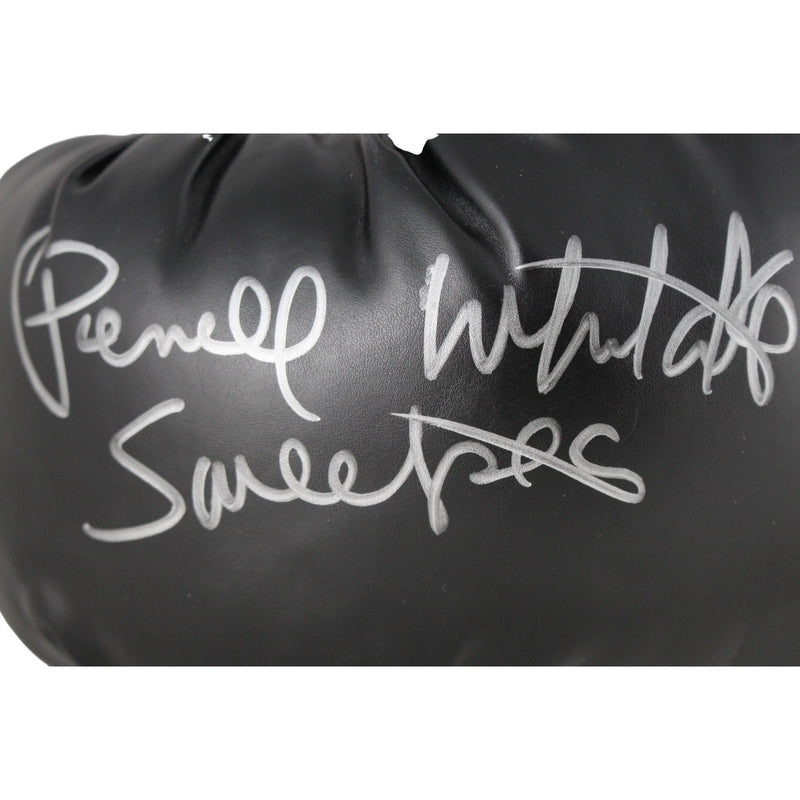 Pernell "Sweet Pea" Whitaker Signed Black Everlast Boxing Glove (JSA)