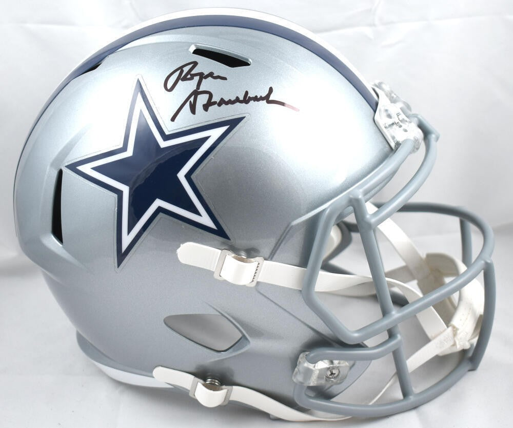 Roger Staubach Signed Dallas Cowboys Full Size Speed Helmet