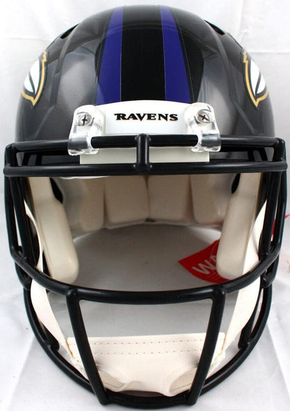 Ed Reed Signed Baltimore Ravens Full Size Speed Authentic Helmet